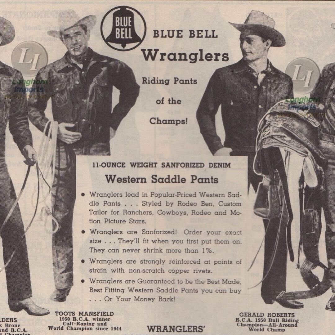 Vtg 1940s 1950s BLUE BELL Wrangler Side Zip Jeans Ladies