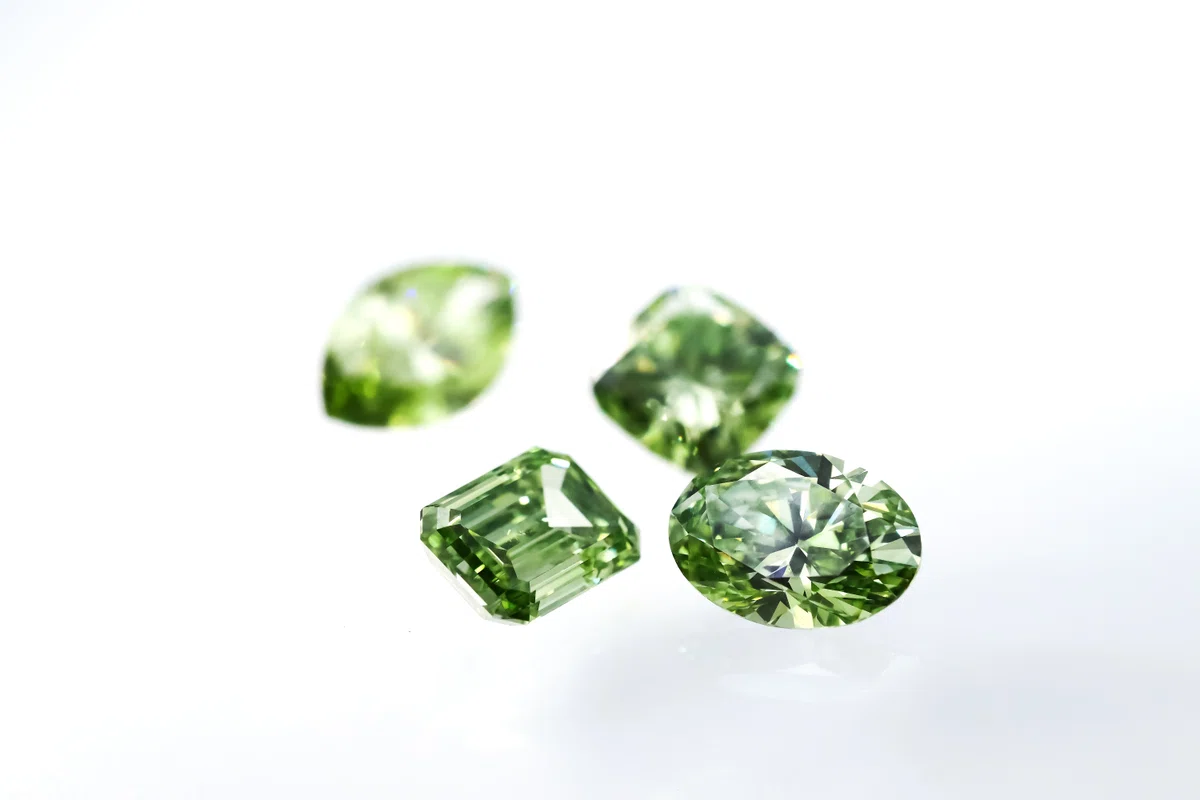 ラボダイヤ】グリーン0.269ct
