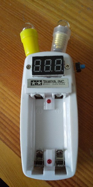 ミニ四駆用 マルチチェッカー TYPE3 単三電源仕様 ミニ四駆用 マルチチェッカーTYPE3（単3電池仕様） 自作 電圧