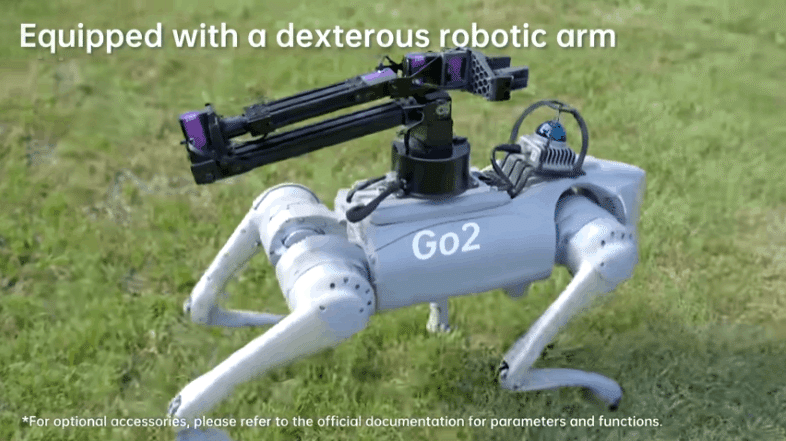 運動性能抜群の家庭用ロボット犬「Unitree Go2」1600ドル