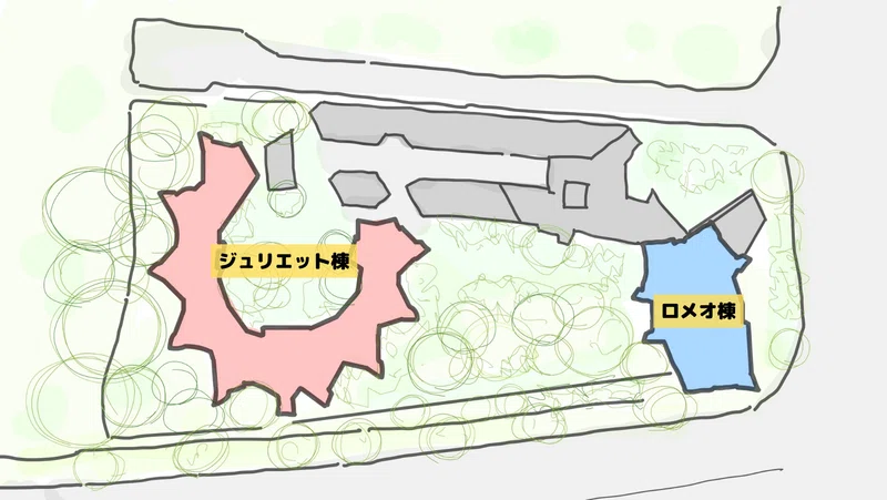 【学科】ロメオとジュリエット（用途/集合住宅）｜荘司 和樹（し…