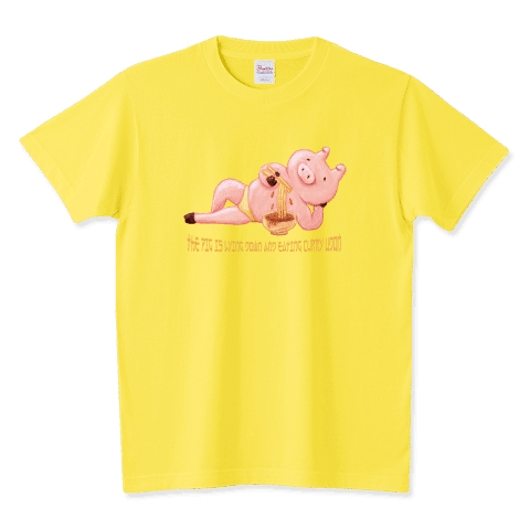 寝豚咖喱饂飩
THE PIG IS LYING DOWN AND EATING CURRY UDON.
https://www.ttrinity.jp/product/9318316