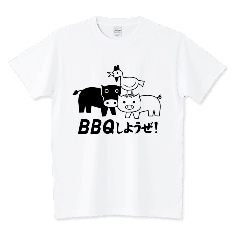 BBQしようぜ!
BBQしようぜ!とバーベキューに誘う牛と豚と鶏です。
https://www.ttrinity.jp/product/4132525