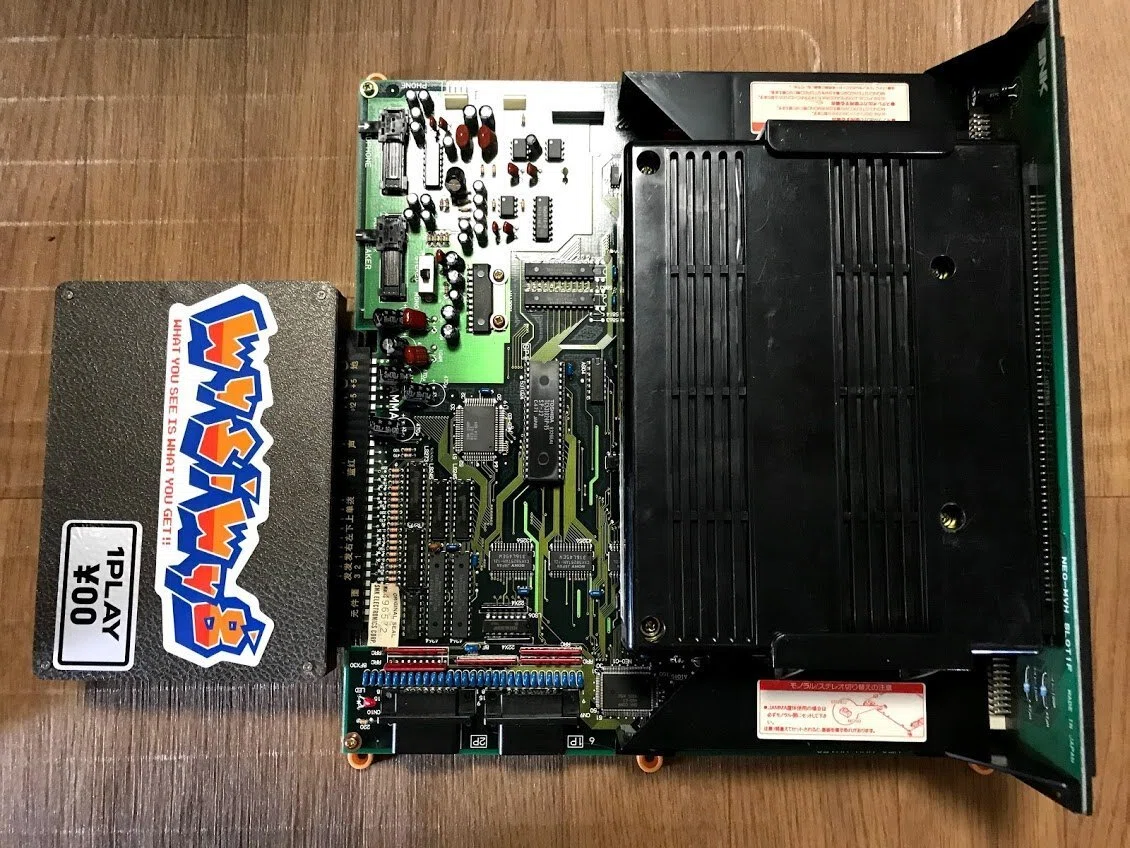 極小ネオジオ基板『MV-1C』のUniBios化&電池ソケット化｜H/de 