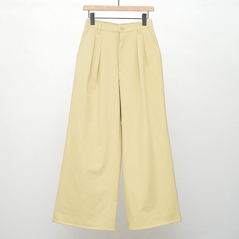 AURALEE HARD TWIST FINX HEAVY CHINO BELTED PANTS オーラリー