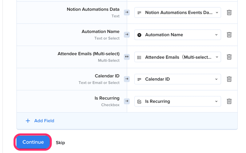 GoogleカレンダーとNotionの接続設定2️⃣