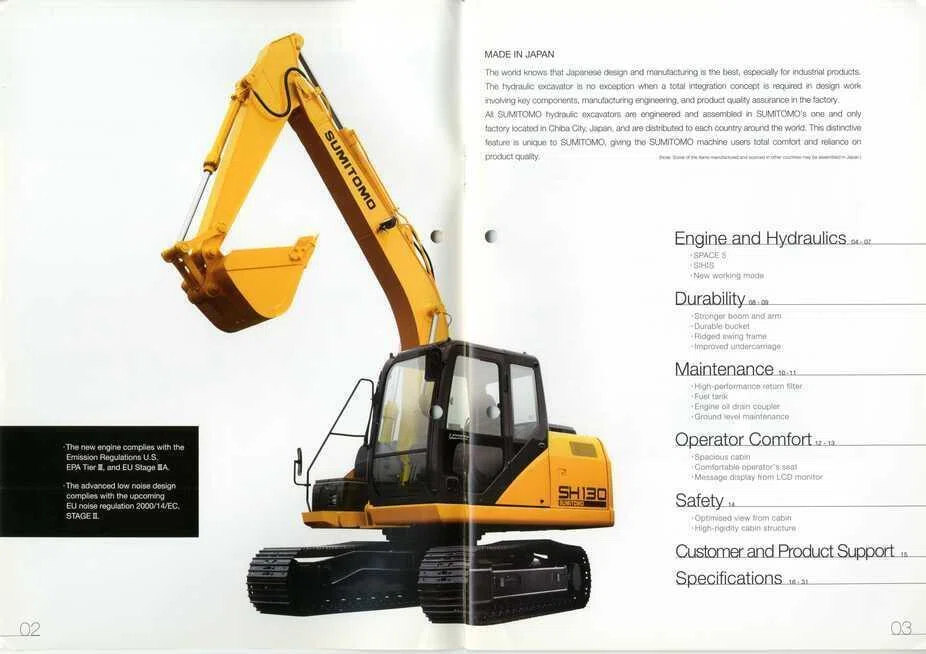 住友建机制造株式会社/住重中骏(厦门)建机有限公司 SH130-5 LEGEST