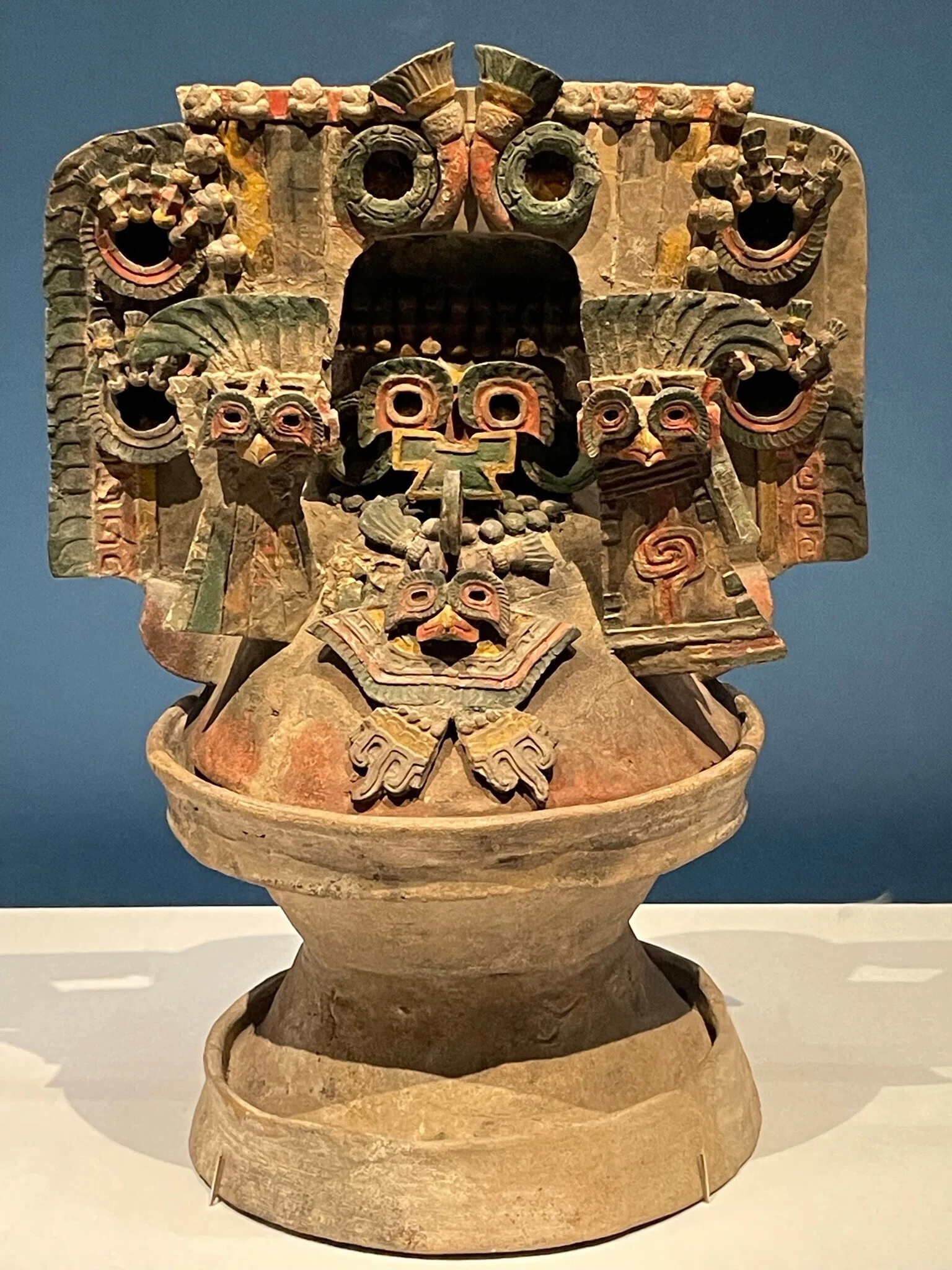 古代メキシコ展 テオティワカンの香炉｜nicasio fujiwara
