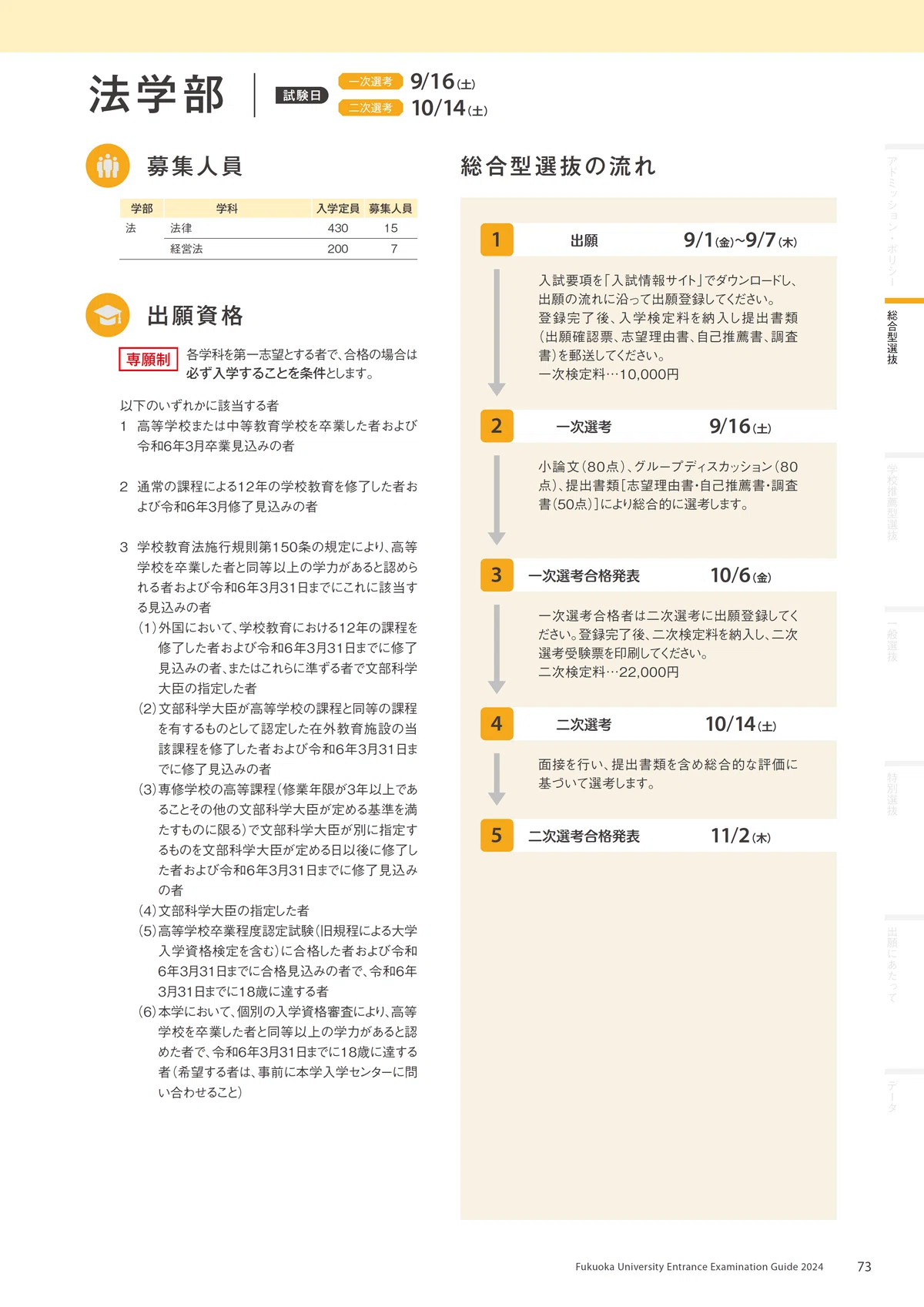 2024 入試 】聞かれたこと・答えたこと【 福岡大学 編 】09/20 時点