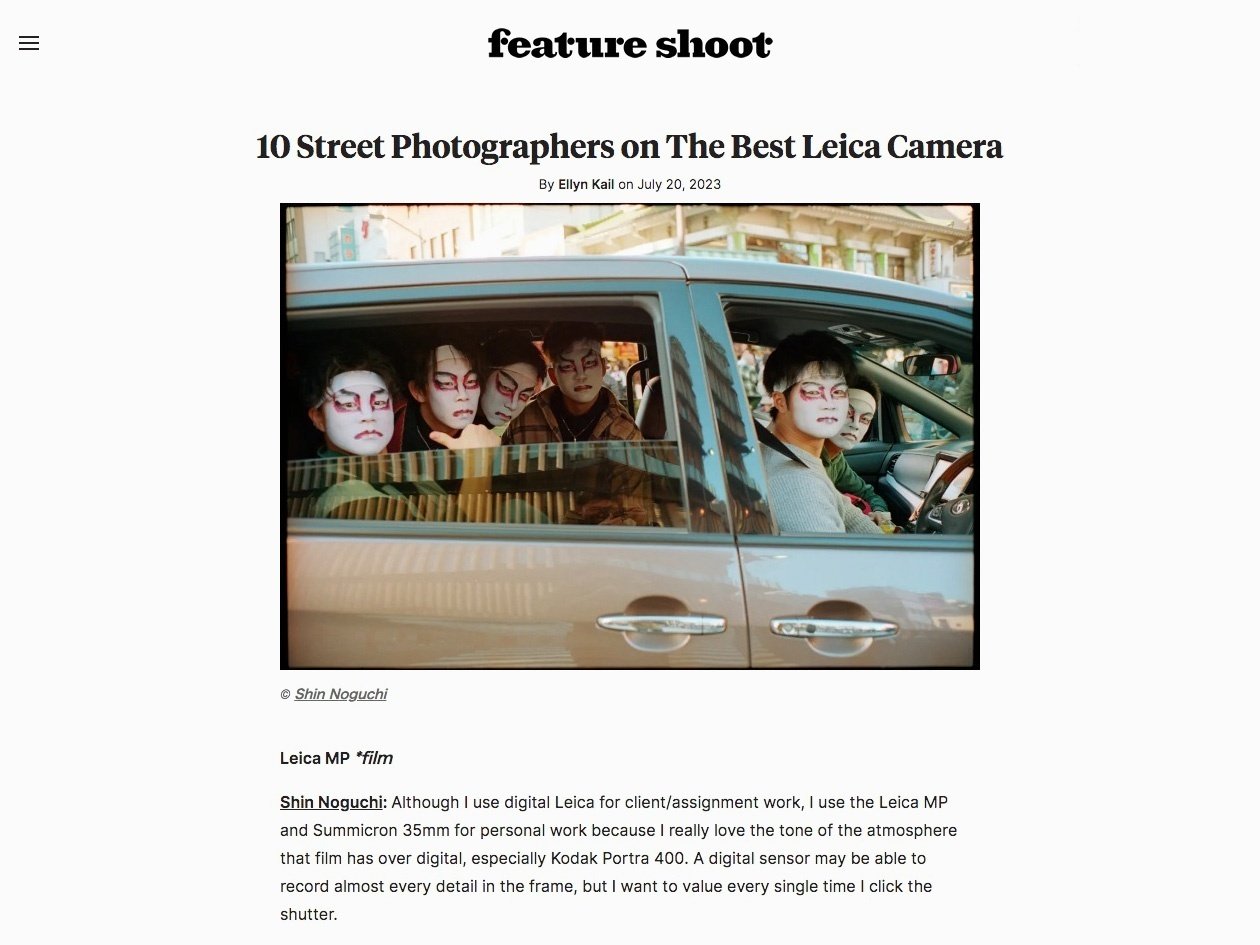 feature shootでLeicaを使う10人のストリートフォトグラファー
