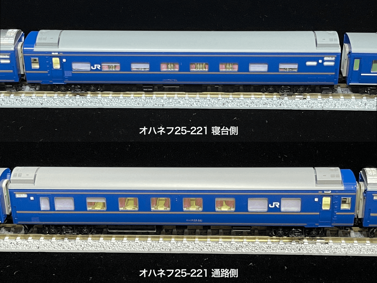 JR 24系25形特急寝台客車(北斗星・JR東日本仕様)基本セットB
