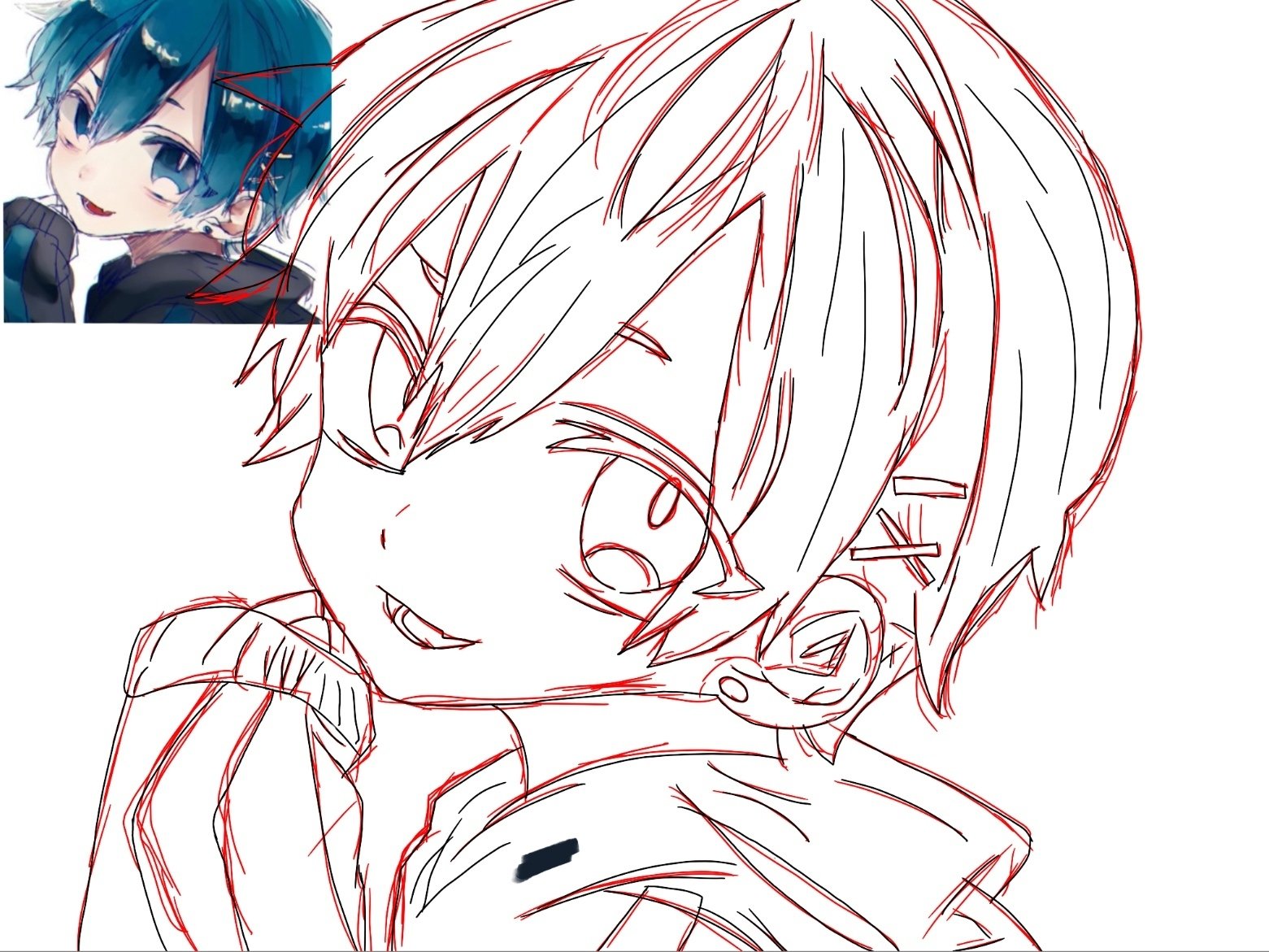 専用 手描きイラスト ばく 推し! 推しをイラストで描いてみた！｜Sarah@一定期間フォロバする