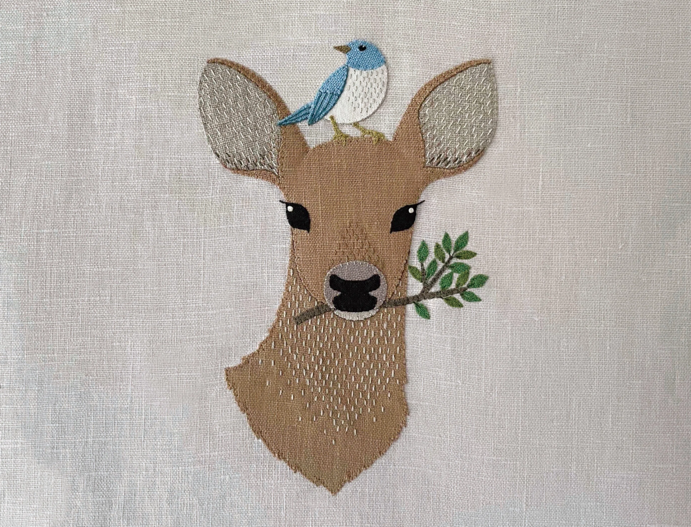 布絵に表現された生き物たちへの想いとの対話を−布絵作家