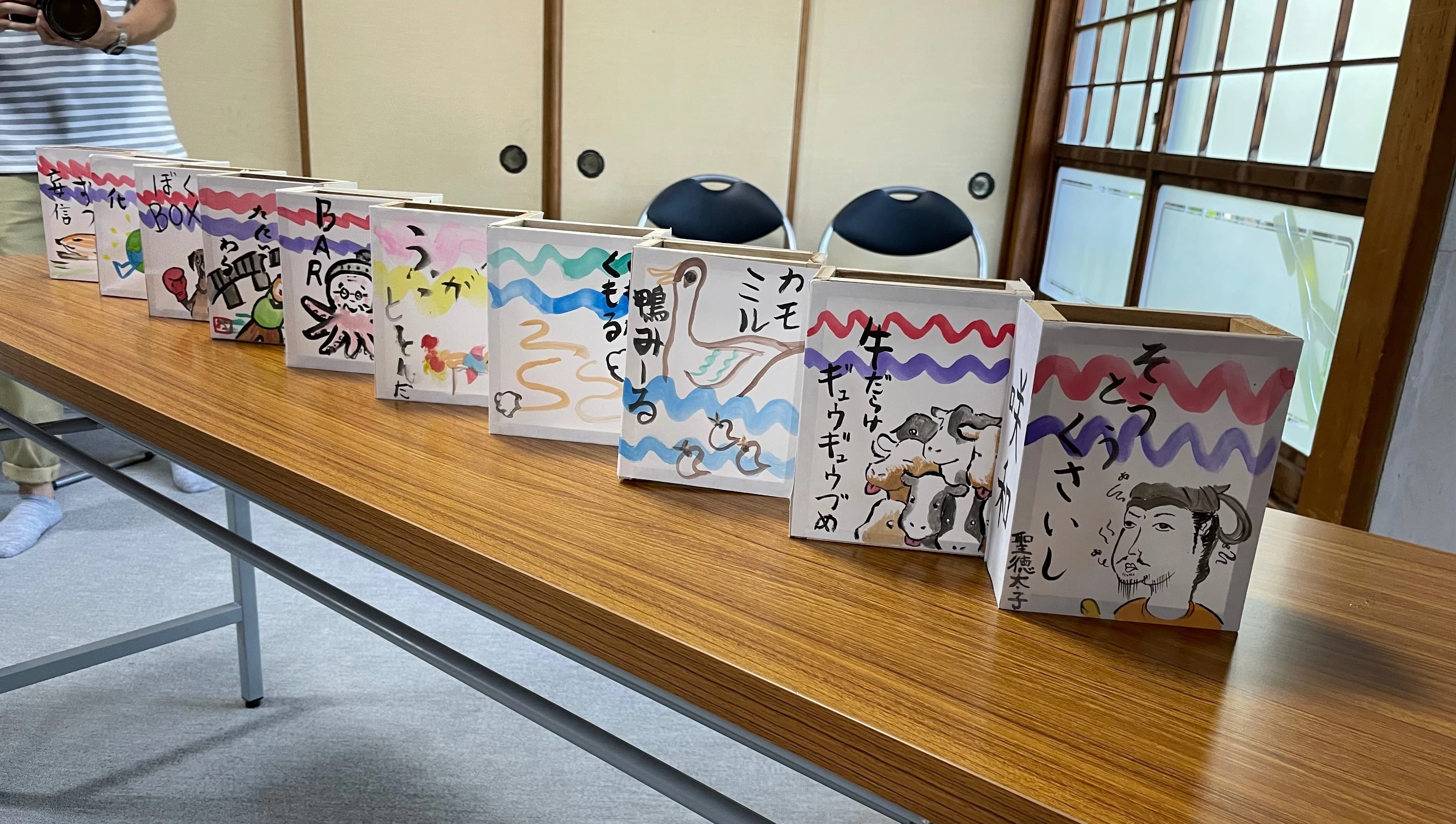ワークショップ報告】 みんなの作ったミニチュア地口あんどんがすごい