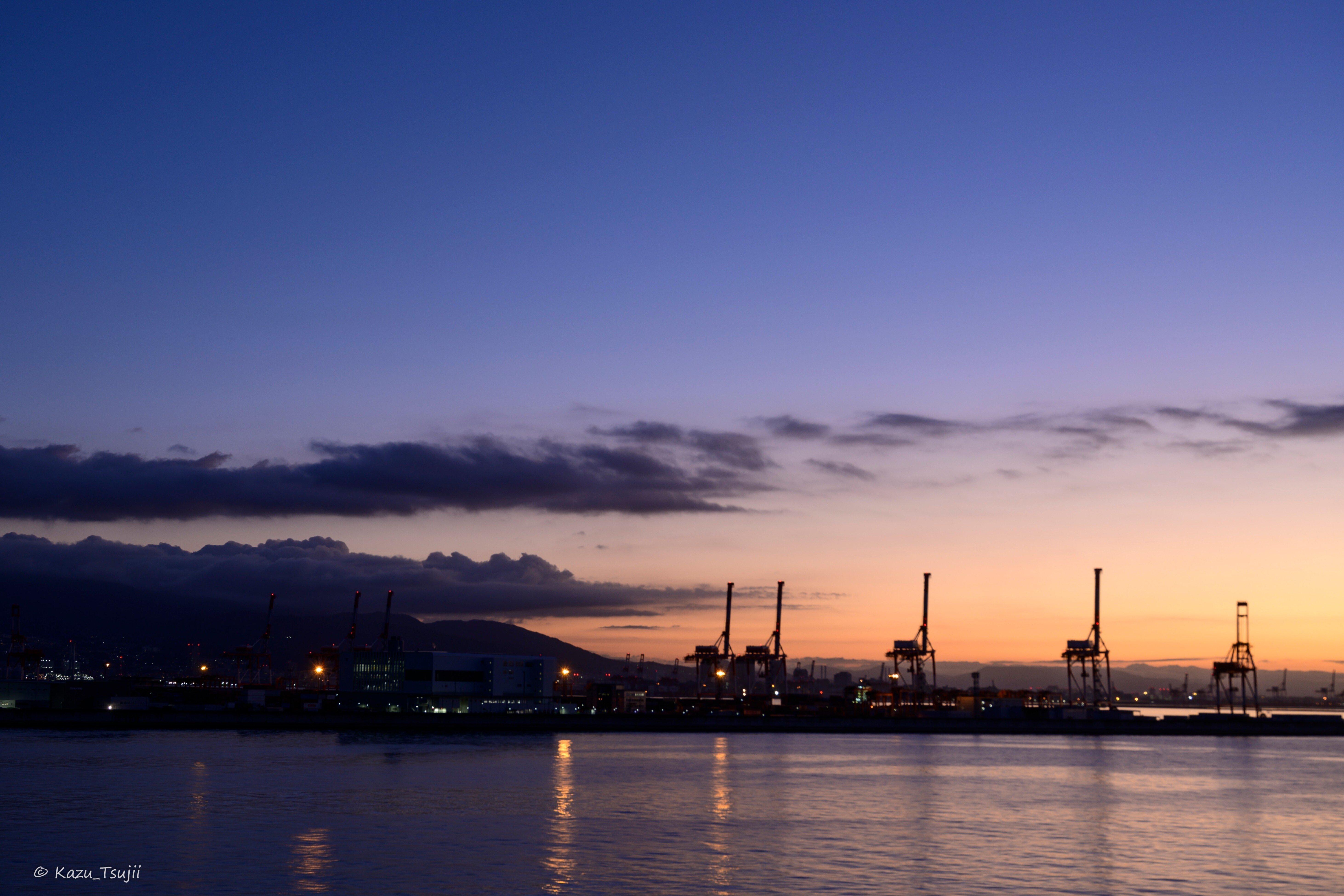 神戸の夜明け風景｜神戸の写真家カズ
