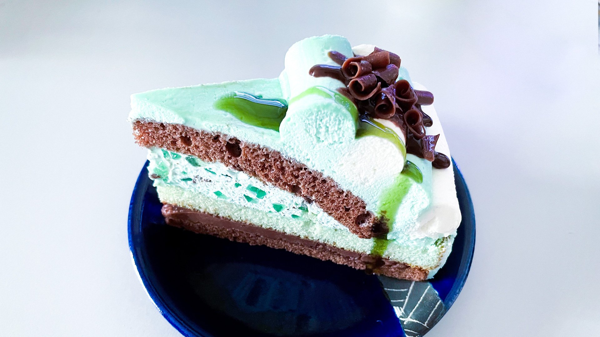 8673】海外 マステ 5m巻売り ラメ加工カッティング チョコミント