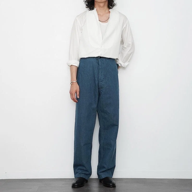 OUTIL ウティ PANTALON DOLE リネン リネン生地が入っているので夏でも