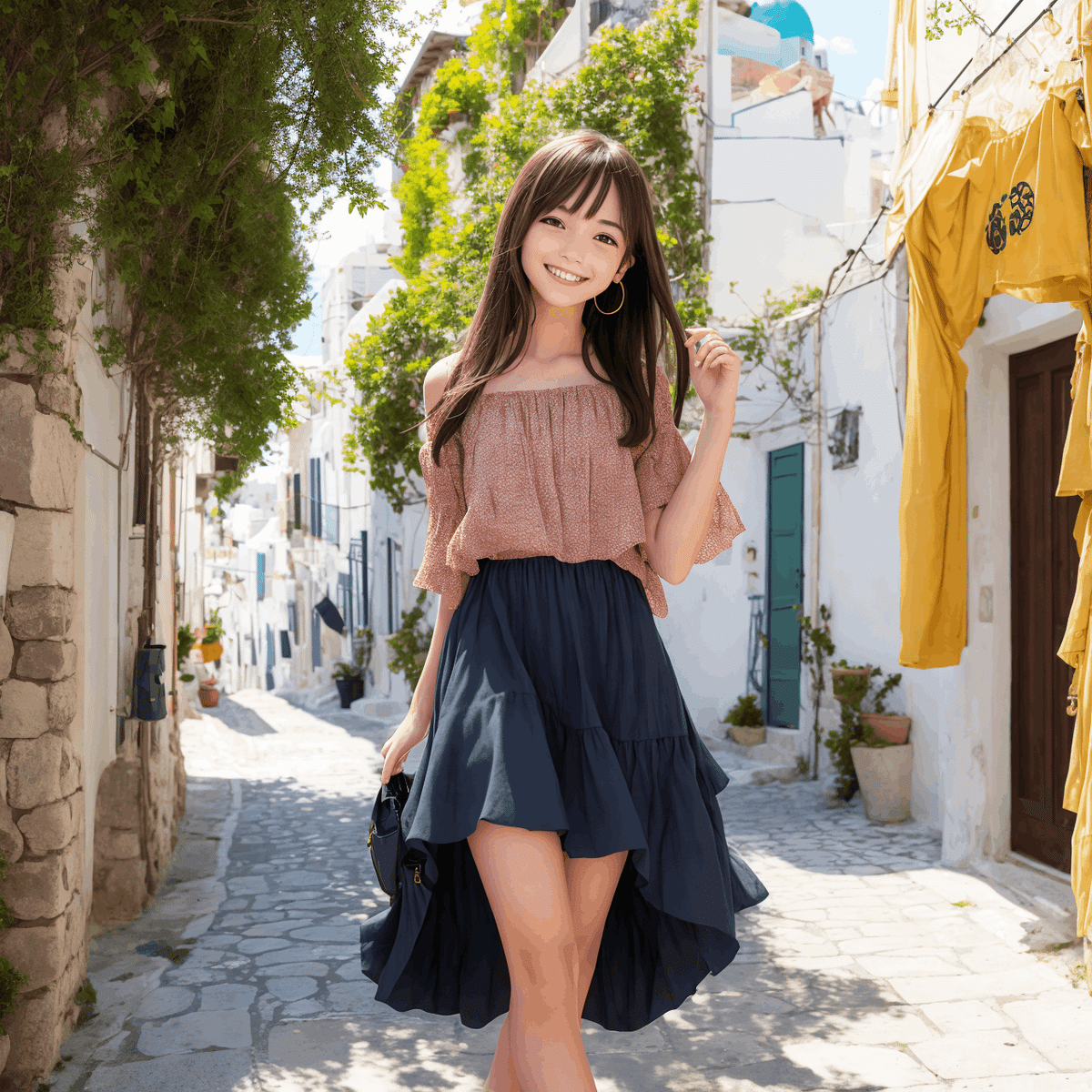 AI・Shiori 色鮮やかで繊細な表現ができるUniPCとHires.fix2.5倍の組み合わせ｜りとるけい