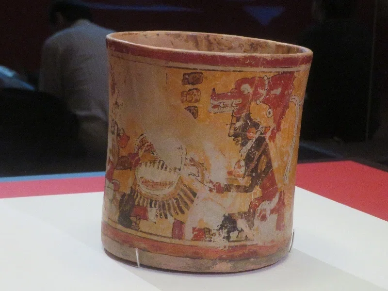 ​【博物館級】古代マヤ文明 陶製座像（大頭小身神像）西暦300-900年頃 古代メキシコ展 マヤ文明とはなんじゃらほい｜アヲ