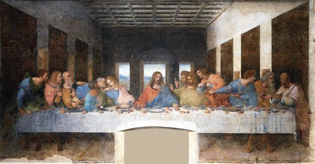 今日のアート占い 「一緒に食事をしたい人を大切に」　  最後の晩餐を描いた絵の中でこれが1番有名なのではないでしょうか？ 不思議な謎がある絵ですが、人は最後まで食べるんだなと思ったりします。
