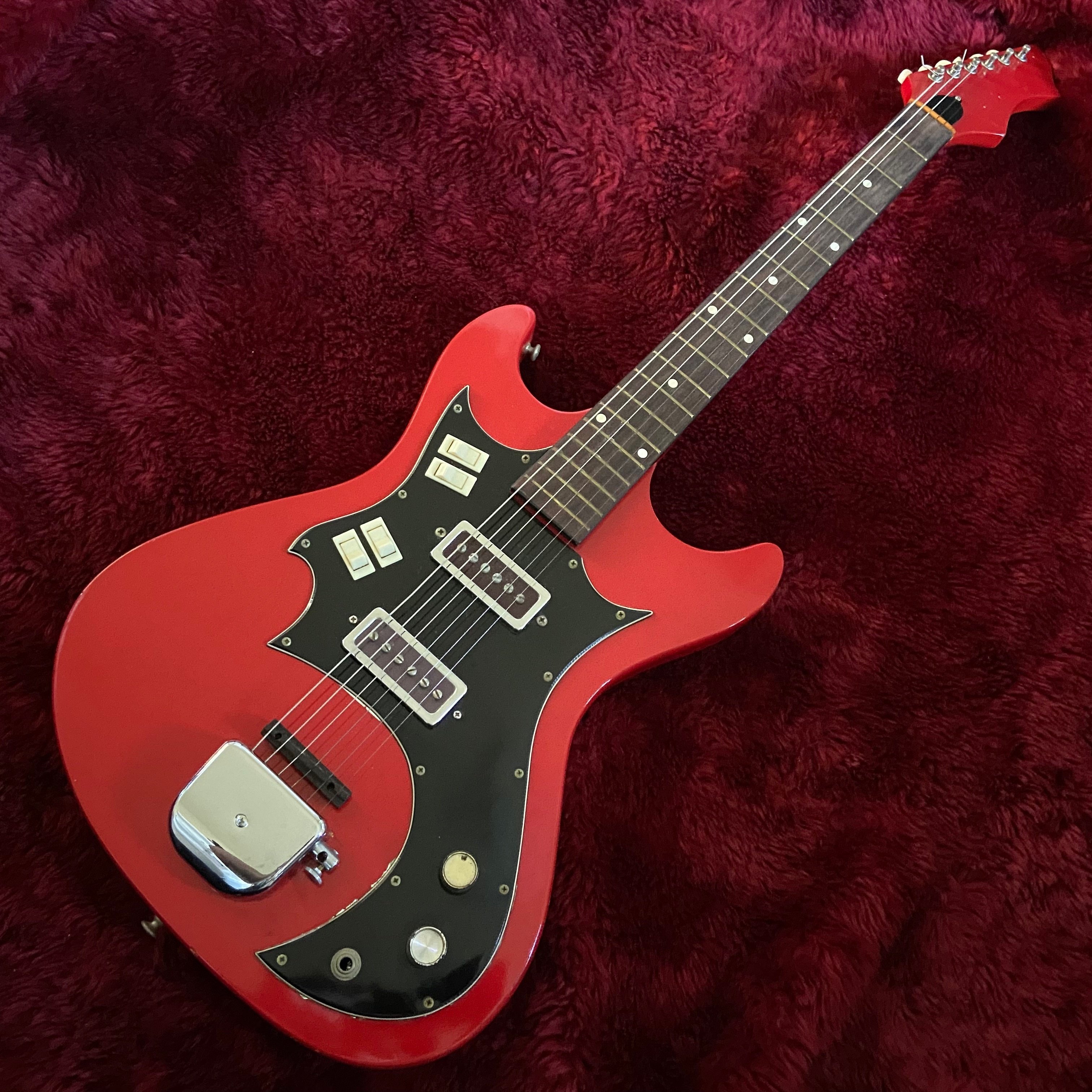 c.1968- Truetone Kay/Valco K-300 “Red”｜Bridge Guitars