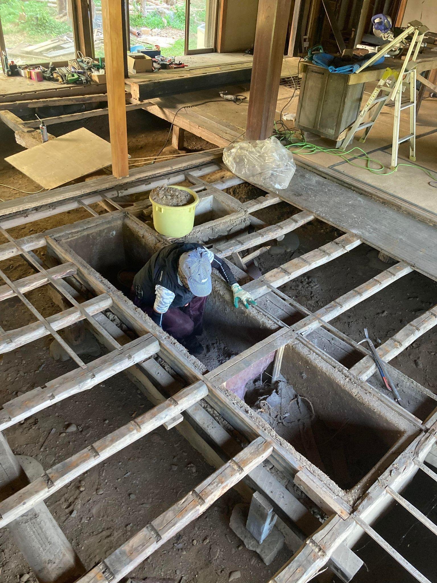 ◇TA153◇時代物/田舎/囲炉裏/火鉢/立体/額縁◇