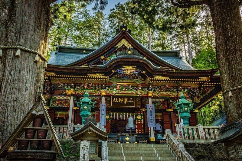 江戸期・山岳信仰「山神様」熊野信仰・大山津見神・大山祇命・山中祠祀り・木彫 江戸期・山岳信仰「山神様」熊野信仰・大山津見神・大山祇命
