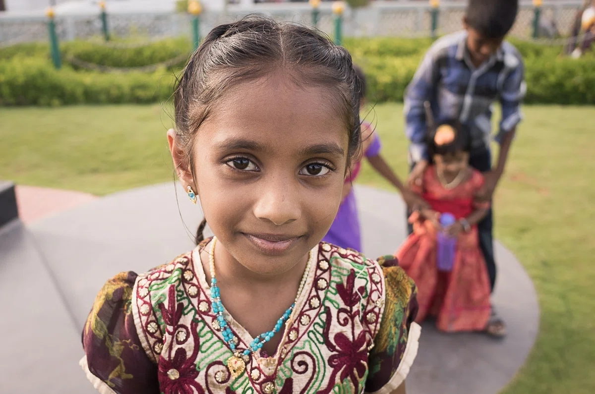 インド人の少女