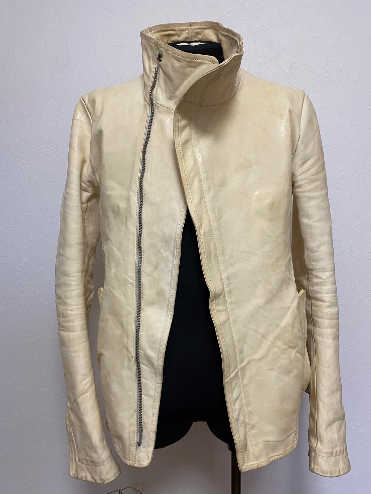 キャロルクリスチャンポエル ハイネックレザージャケット LM2498｜harig@e 