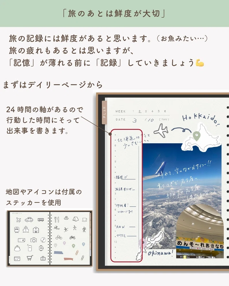 🛩️ 「iPadで旅日記」旅のあと 編|HELLO PLANNER