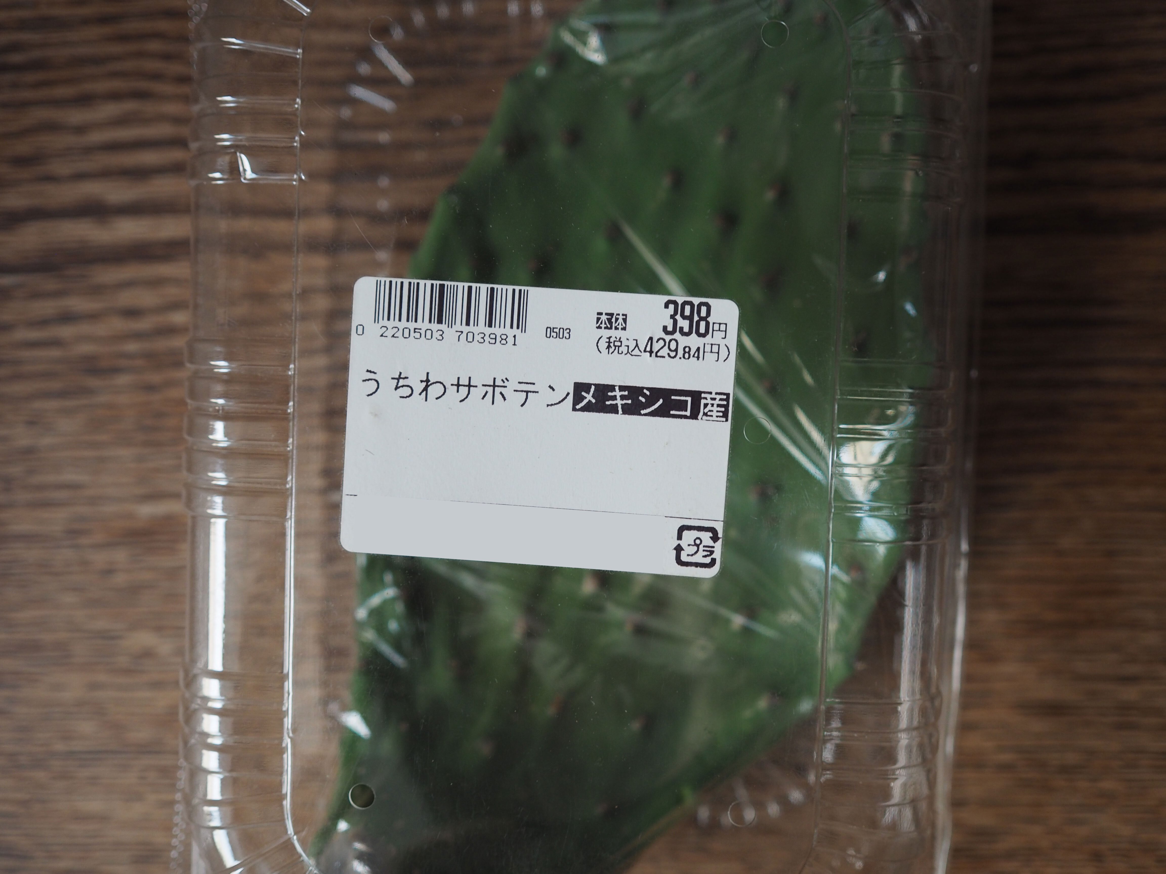 うちわサボテンを食べてみた｜ayagawawa