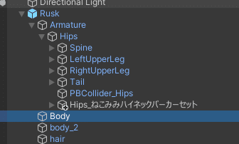 Hipsの中に取り込んだ状態