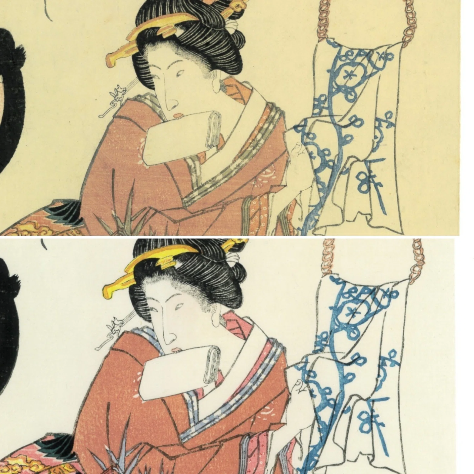 浮世絵版画の復元的復刻について②ー歌川国貞作品を例に｜下井雄也