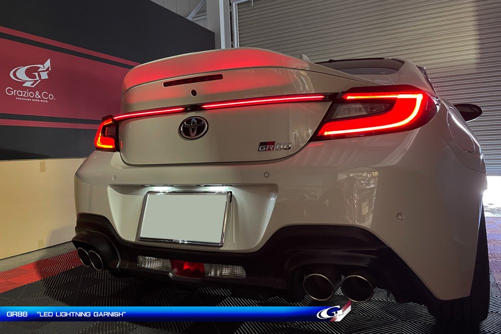 トヨタ86 LEDテールライト　一文字　Grazio&Co. タノシメヨルヲ。一文字テールGR86!｜Grazio&Co.社長日記2.0
