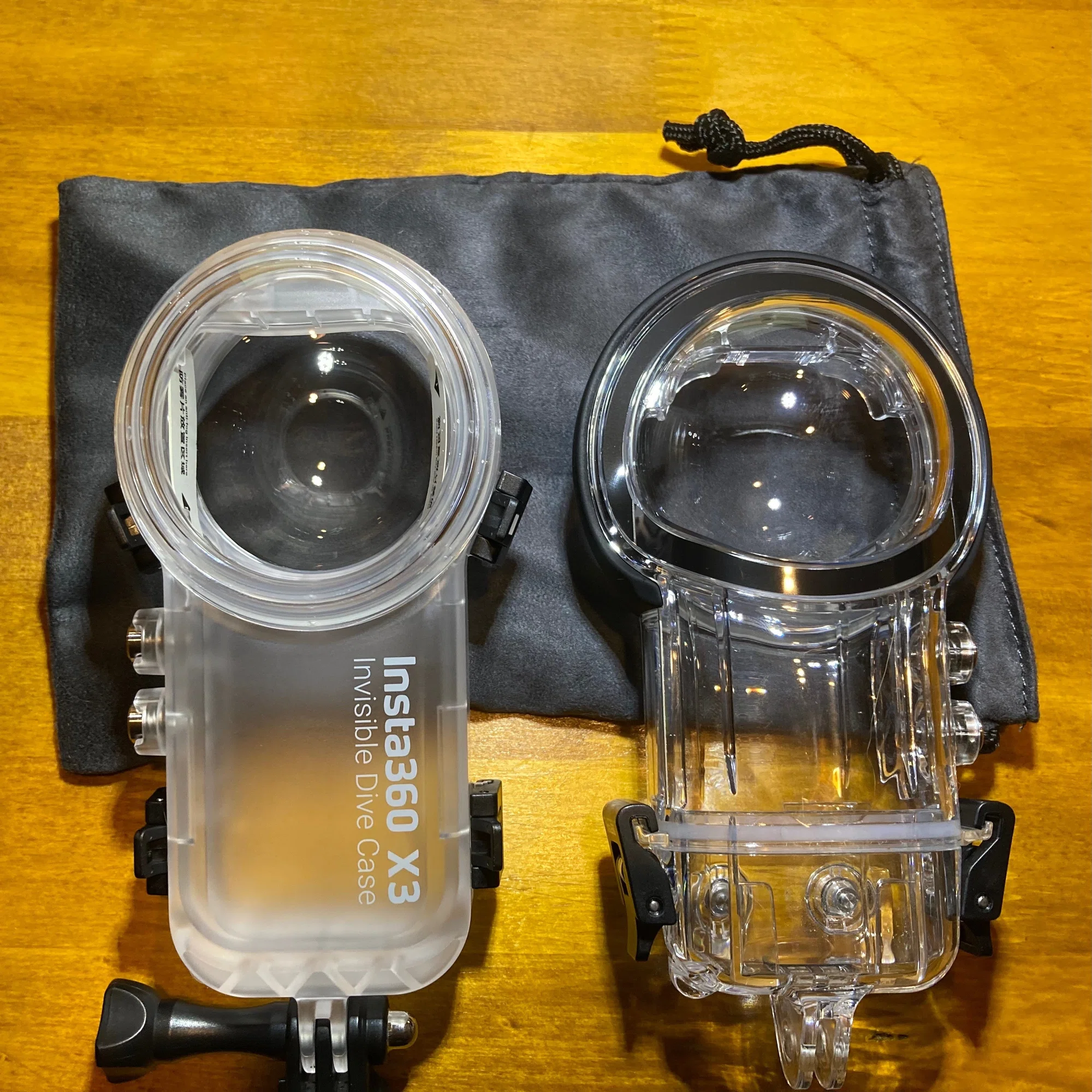 insta360x3 見えないダイビングケース（ファームウェアアップデート 