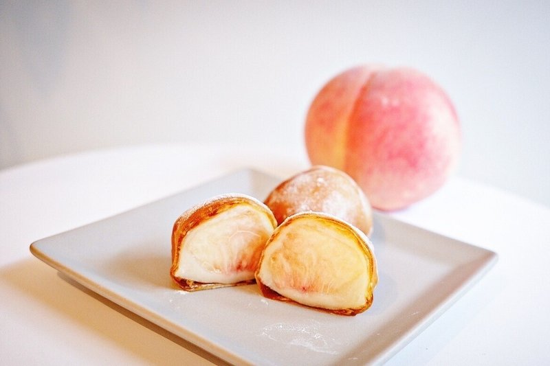 桃とアールグレイのわらび餅