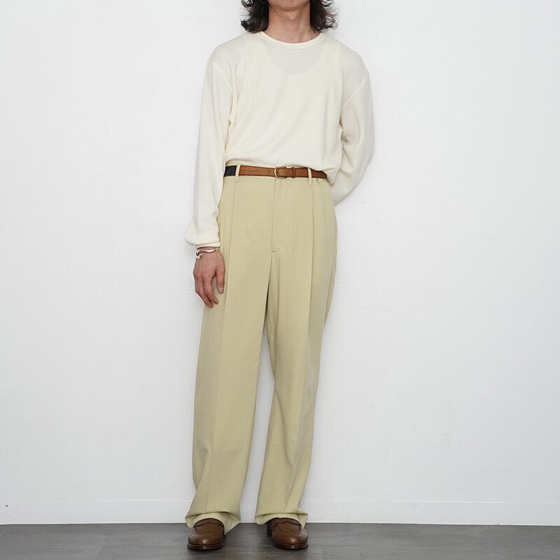 一枚で楽しめるサーマルTEE!さすがオーラリーです。【AURALEE 一枚で楽しめるサーマルTEE!さすがオーラリーです。【AURALEE