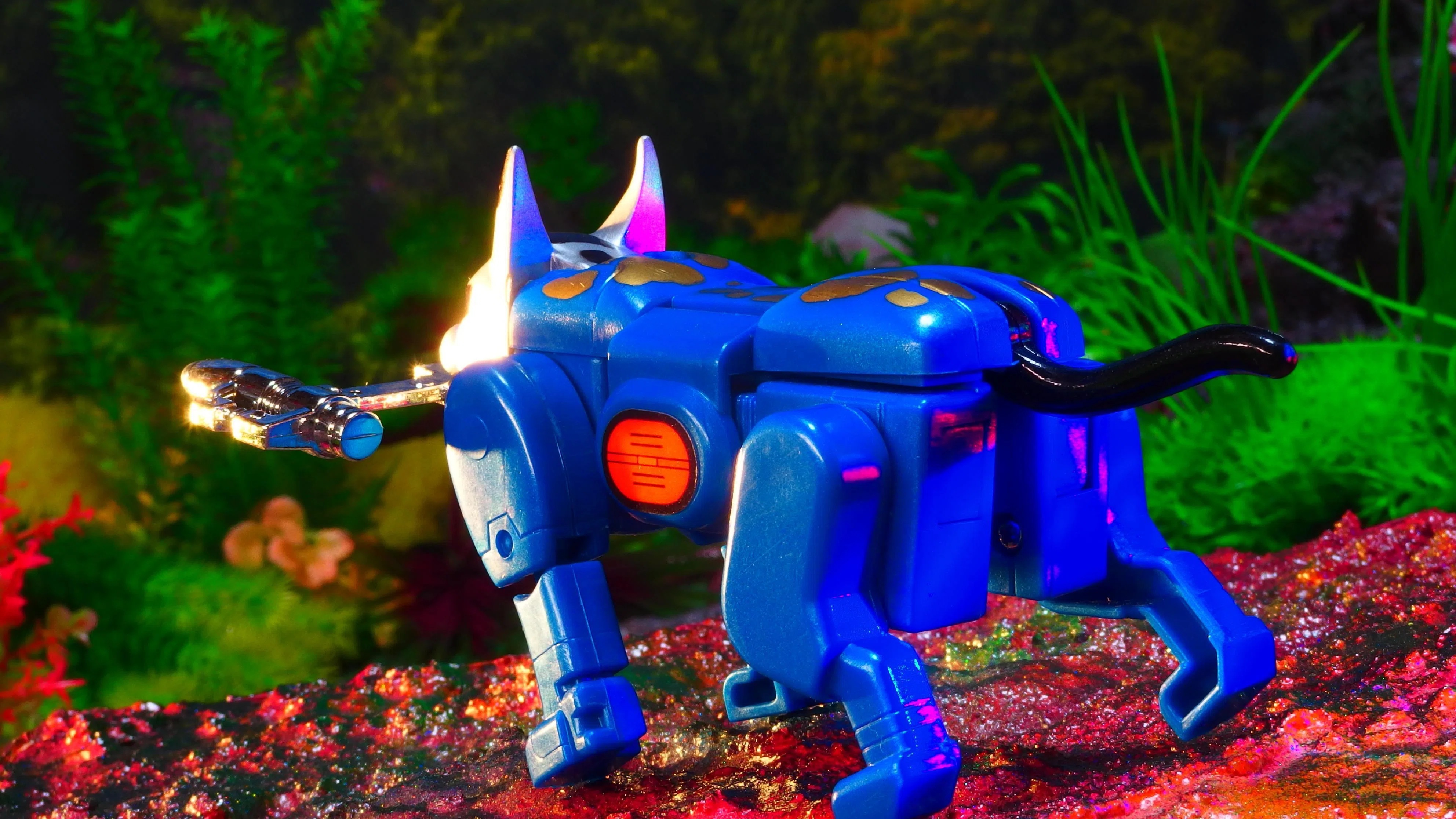 フックトイ][変形ロボ]ジオラマ玩具レビュー209 ワイルドキャット(動物