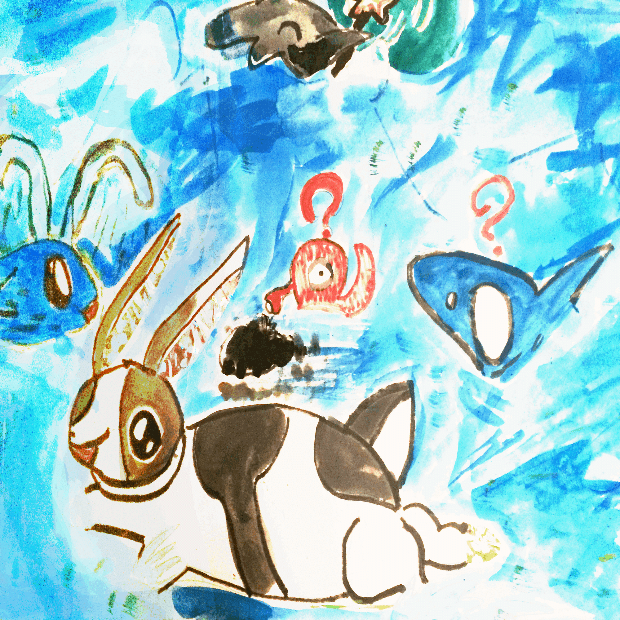 私の作品の核にいるうさぎの話1｜安松