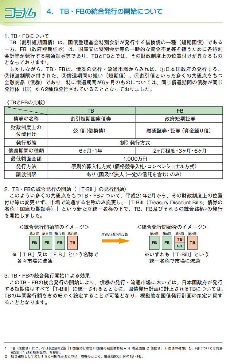国庫短期証券の呼び方：Tビル（T-Bill）とTDB｜服部孝洋（東京大学）