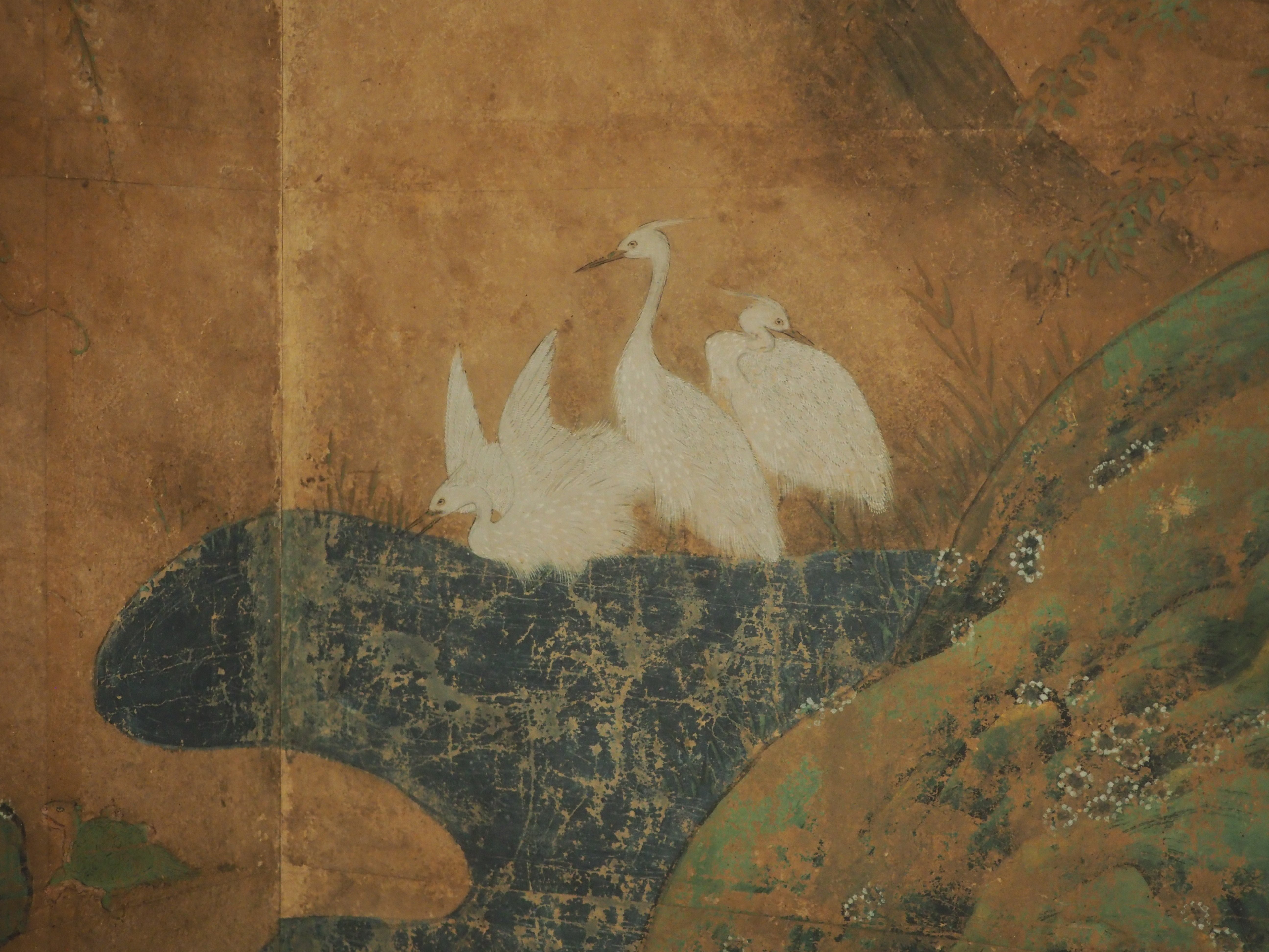 六頭の馬と室町時代の風俗が描かれた、めでたい《厩図屏風》 @東京国立