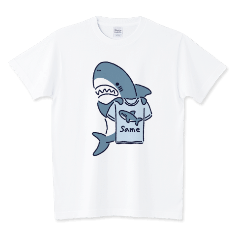 サメTシャツを掲げるサメ
https://www.ttrinity.jp/product/8224310