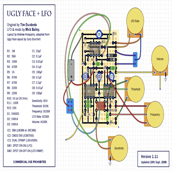 Ugly Face LFO mod 注意点｜バカ