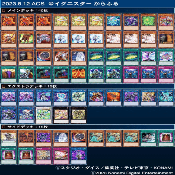 イグニスター】エリアチャンピオンシップ横浜優勝！手札誘発20枚採用で