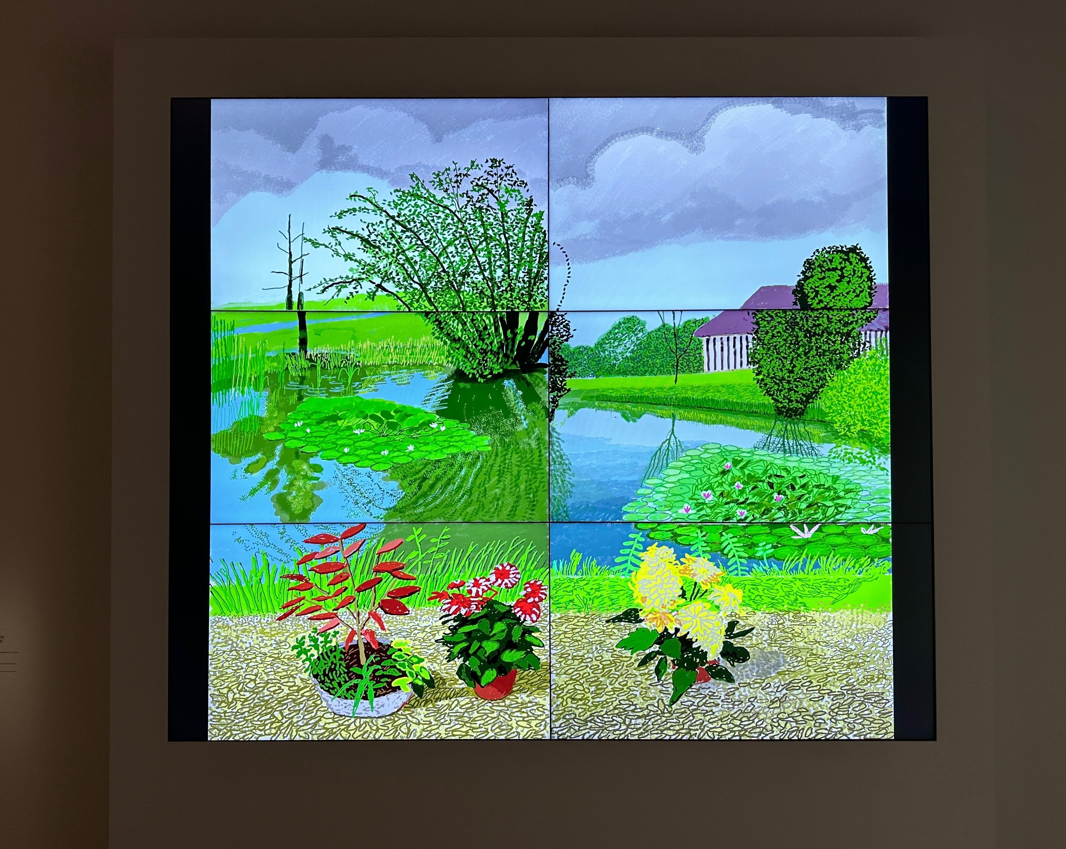 デイヴィッド・ホックニーさんとサム・フランシスさんを愛でにー東京都