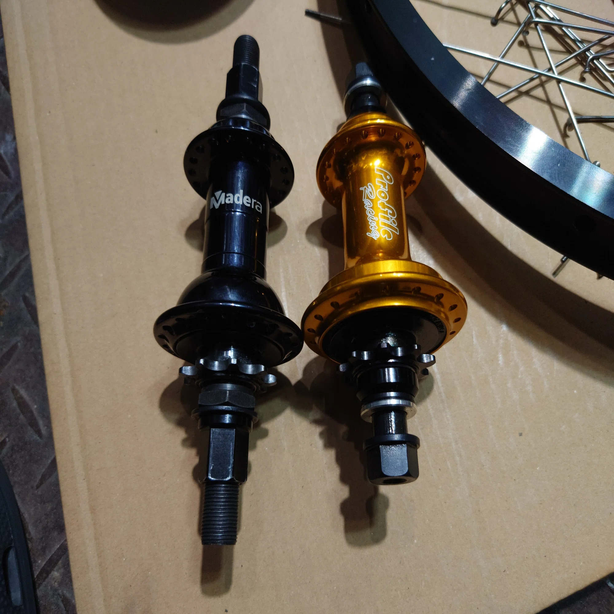 LHD BSD REVOLUTION FREECOASTER HUB to RHD COLONY SWARM FREECOASTER 