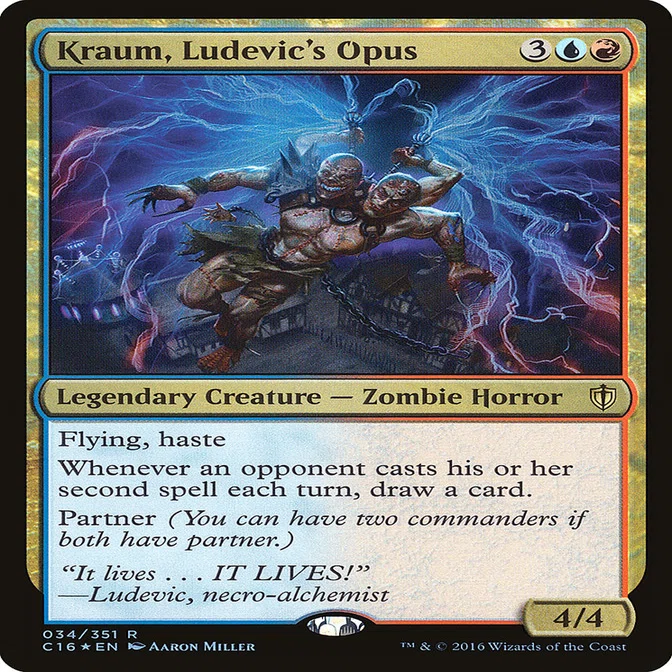 cEDH】《ルーデヴィックの名作、クラム/Kraum, Ludevic's Opus》《愚者