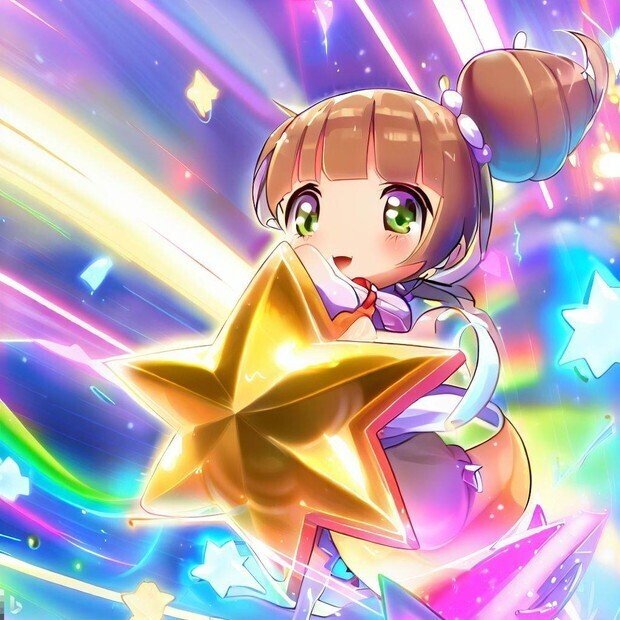 創作の庭』用【プロンプト付きキャラクターカード】colorful