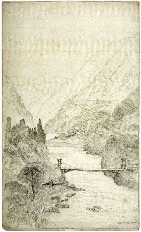 丸山晩霞_飛騨の旅(日本アルプス写生旅行)1898年｜kotoyo_sakiyama