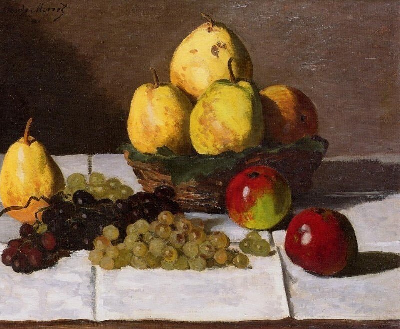 クロード・モネ、「NATURE MORTE, POIRES ET RAIAIN」 クロード・モネ、「NATURE MORTE, POIRES ET RAIAIN」